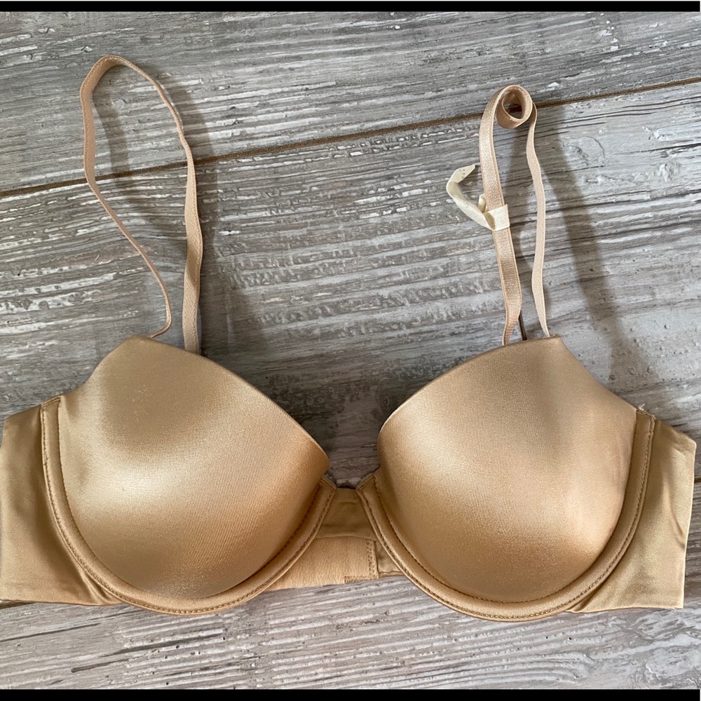 New aerie Ella Bra 34c lightly lined nude tan